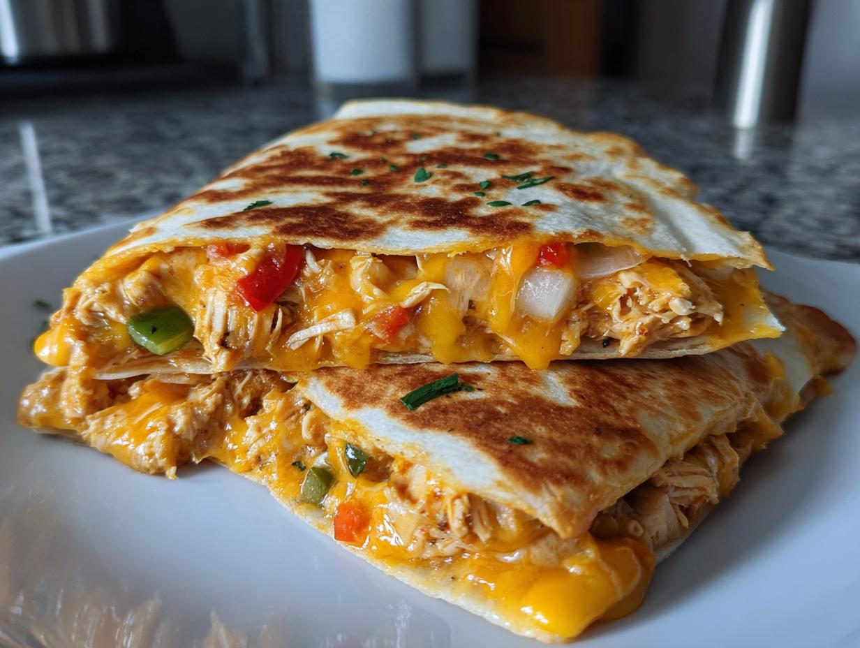 Quick Chicken Quesadillas