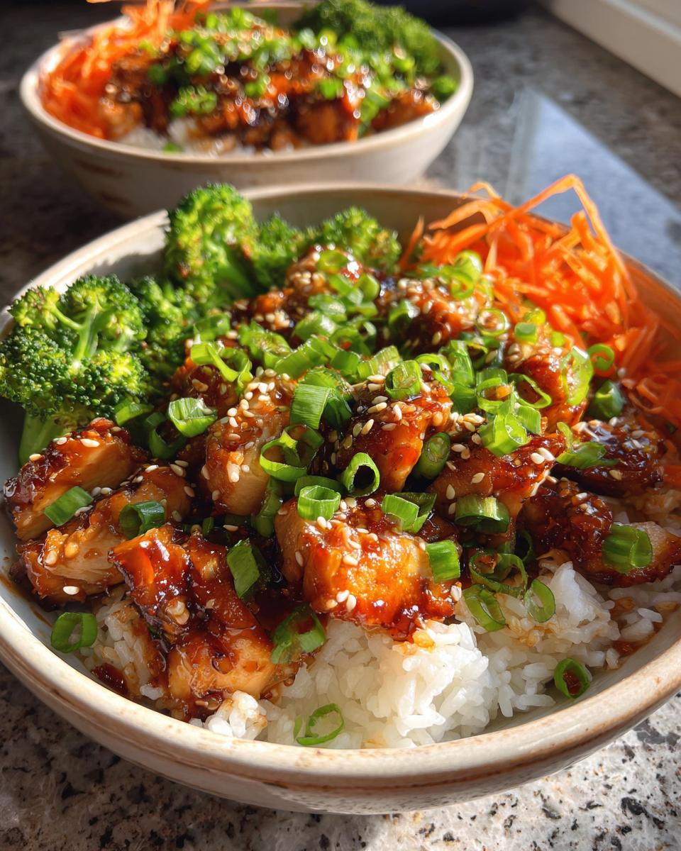 Chicken Teriyaki Rice Bowls - detail 2