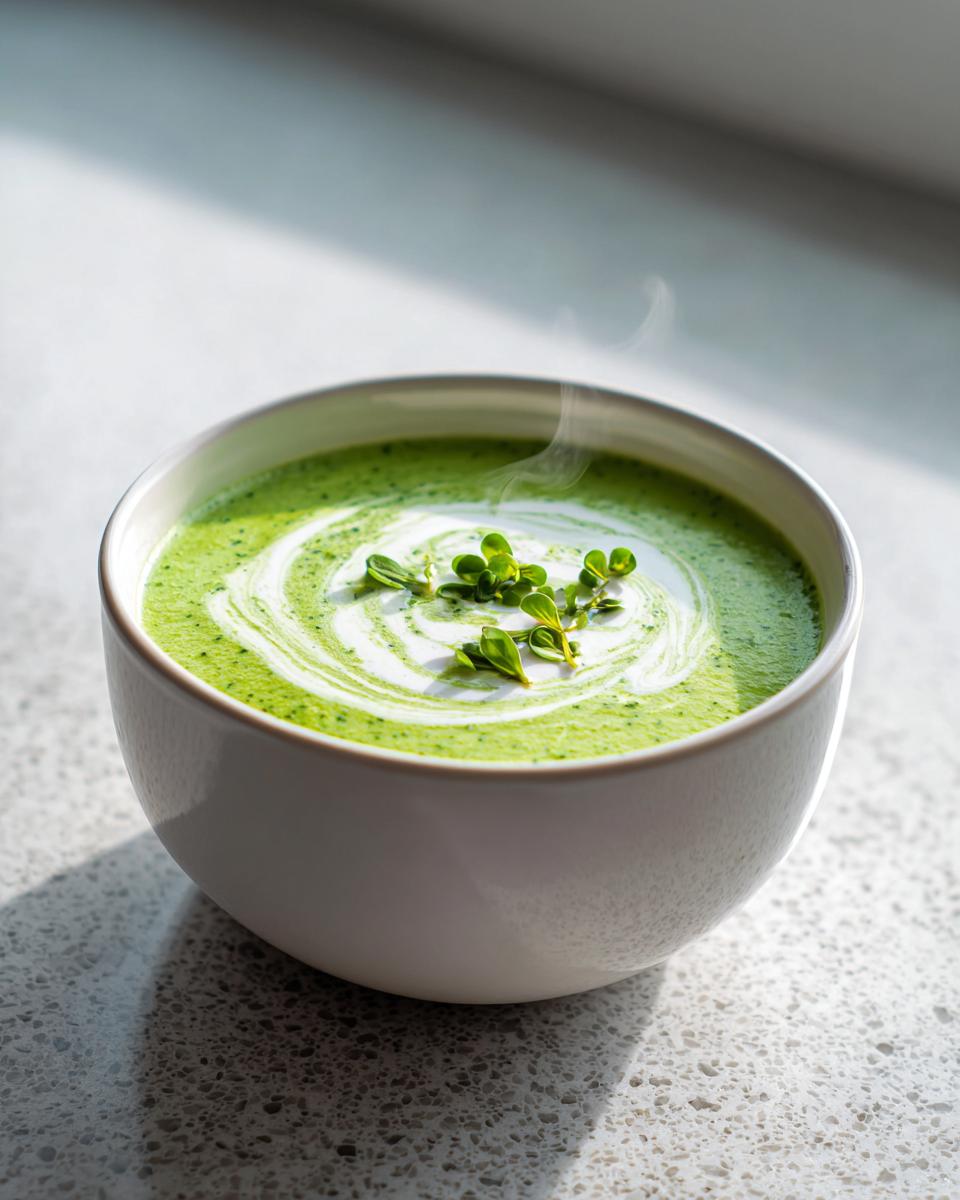 Cream of Broccoli Soup - detail 2