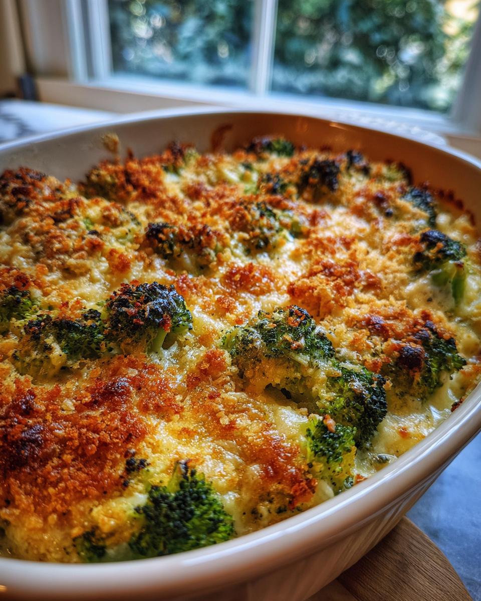 Creamy Broccoli Casserole (Gratin) - detail 2