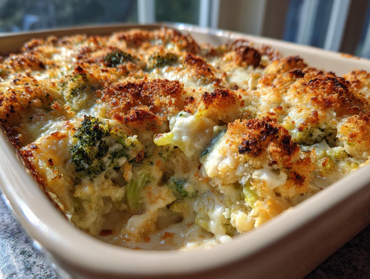 Creamy Broccoli Casserole (Gratin)