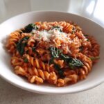 Creamy Tomato Pasta with Spinach