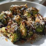 Crispy Smashed Broccoli with Balsamic & Parmesan