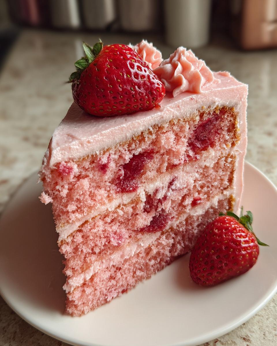 Fresh Strawberry Cake - detail 2