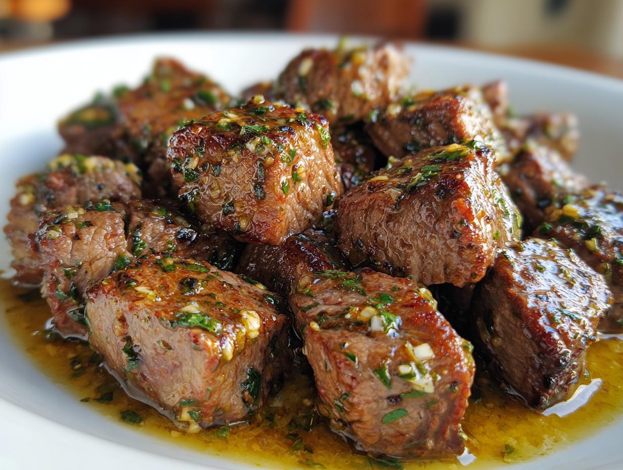 Garlic Butter Steak Bites