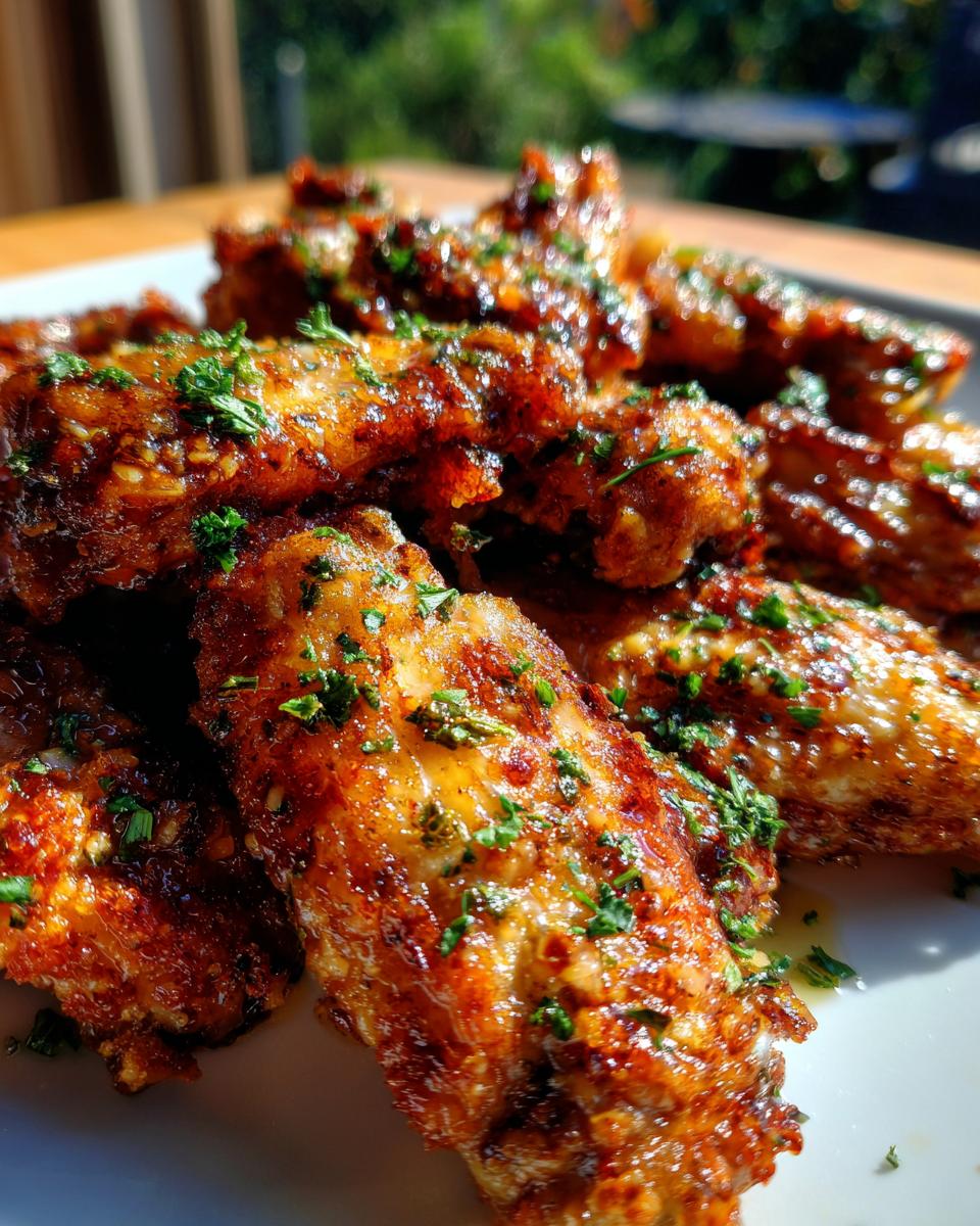 Garlic Parmesan Chicken Wings - detail 2