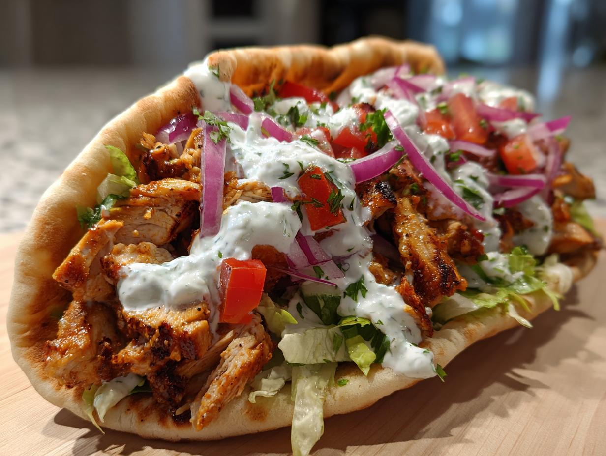 Greek Chicken Gyros Recipe