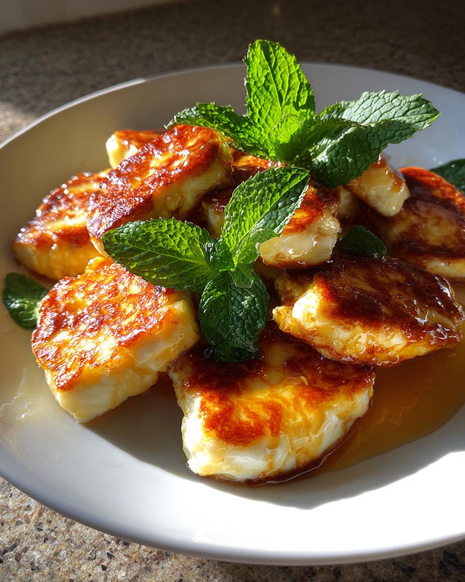 Halloumi with Honey - detail 2