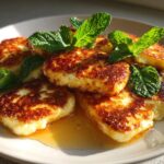 Halloumi with Honey