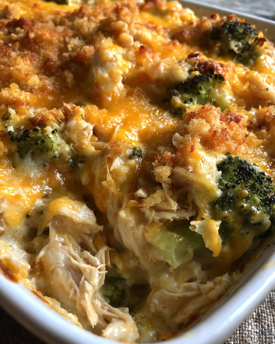 Healthier Broccoli Chicken Casserole - detail 2