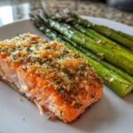 Lemon Dill Salmon with Roasted Asparagus