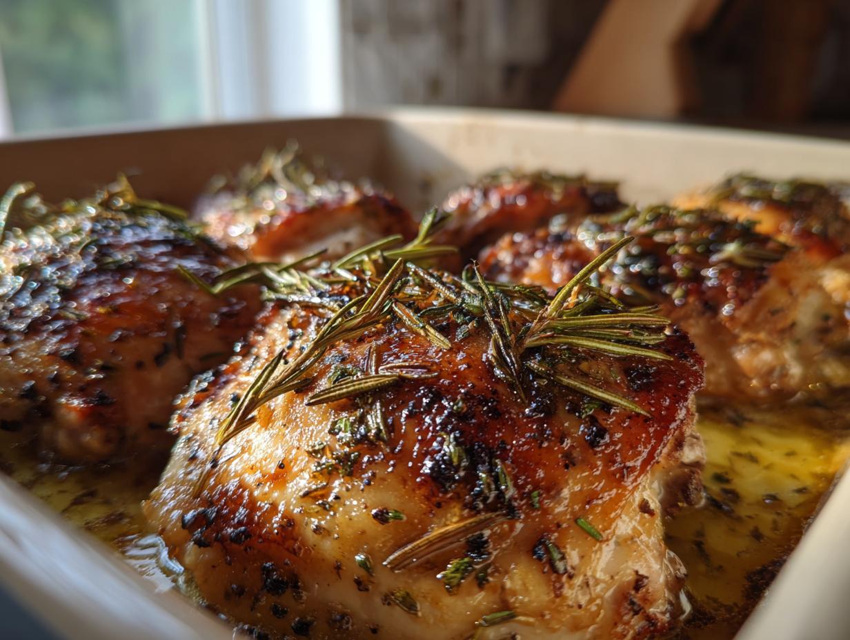 Lemon Rosemary Chicken Thighs