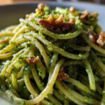 Lemony Broccoli Pesto Pasta