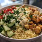 Meal Prep Creamy Chicken & Hummus Bowls