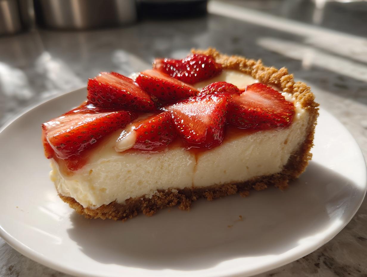 No-Bake Strawberry Cheesecake Recipe