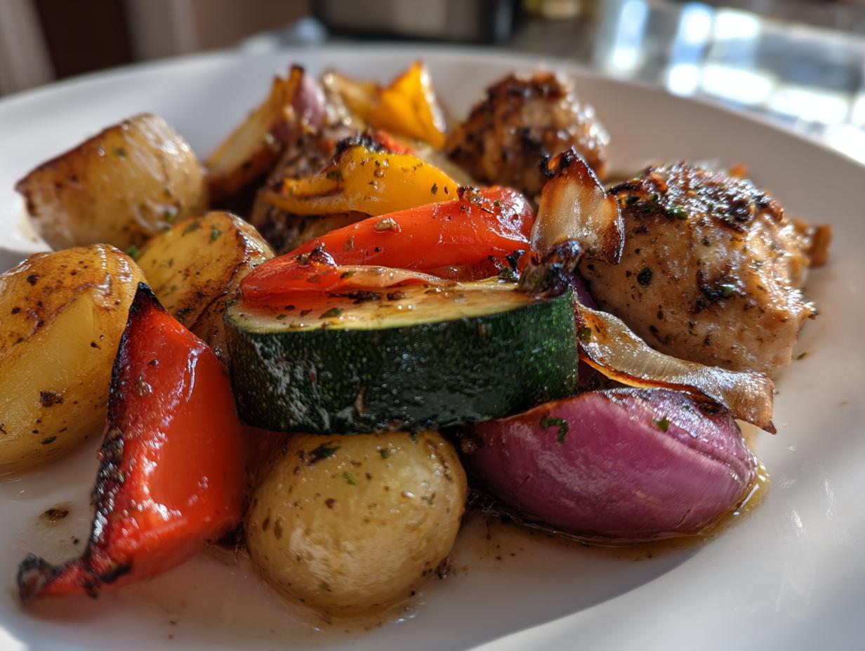 One-Pan Balsamic Chicken and Veggies