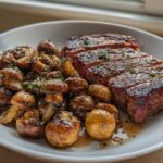 Ribeye Steak with Mushrooms