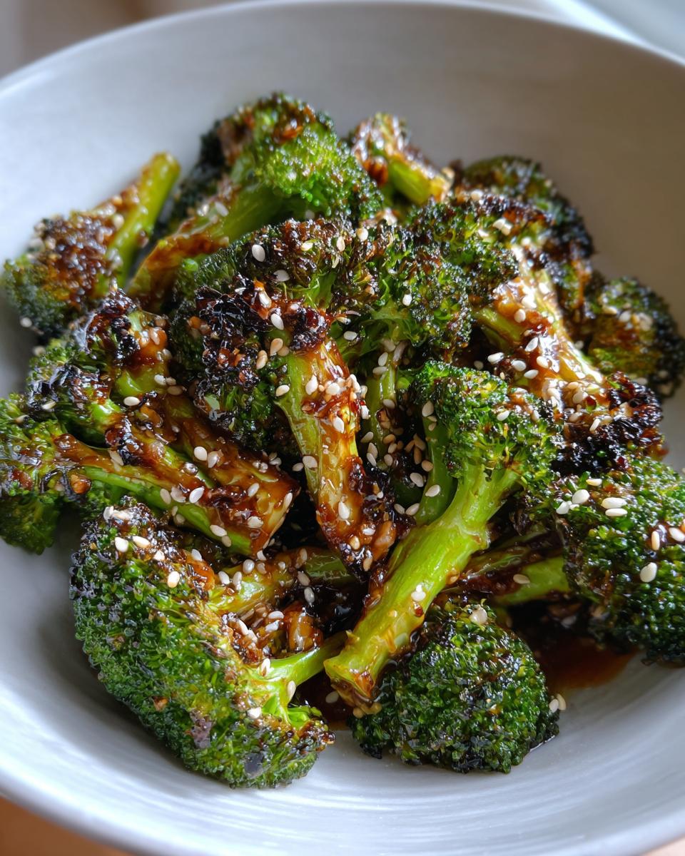 Roasted Broccoli Salad with Sesame Dressing - detail 2