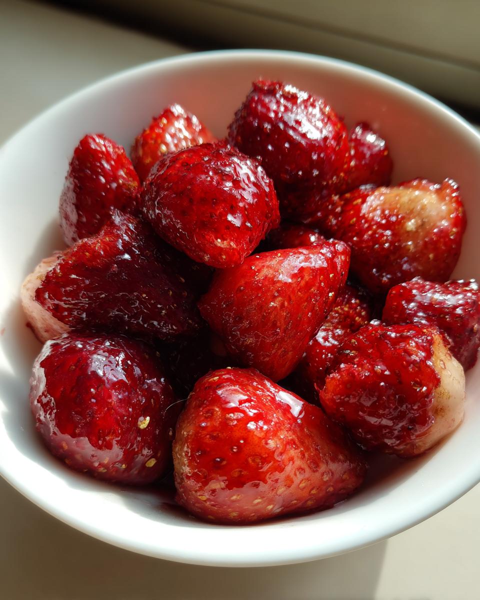 Roasted Strawberries - detail 2