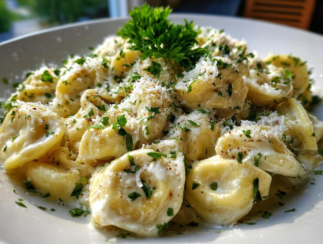 Creamy Seafood Tortellini