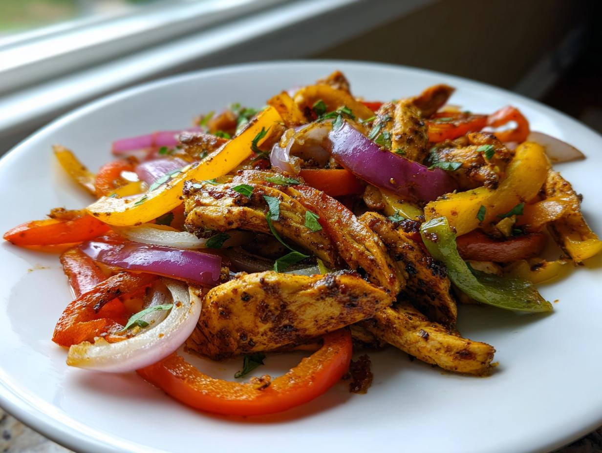 Sheet Pan Chicken Fajitas