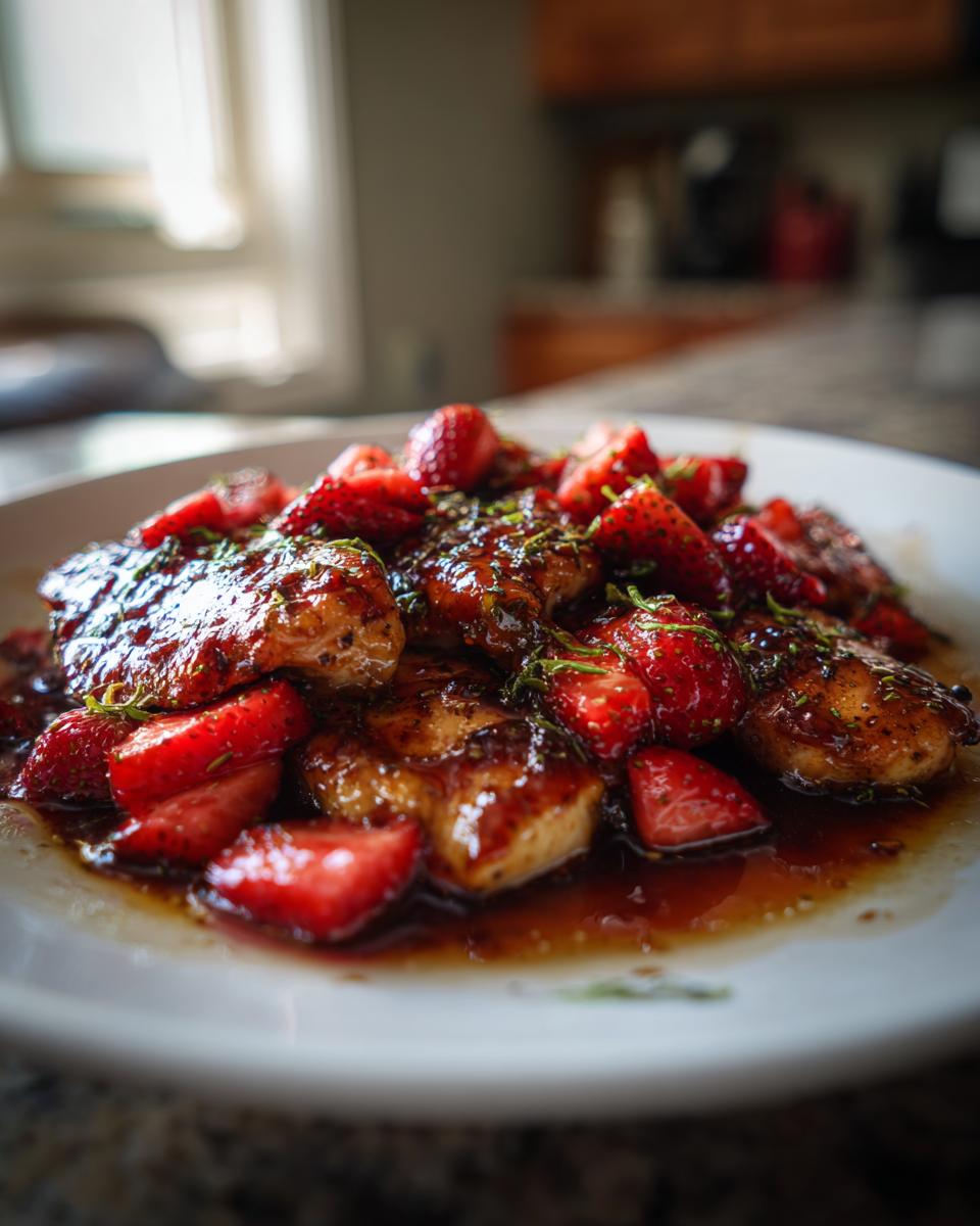 Strawberry Balsamic Chicken - detail 2