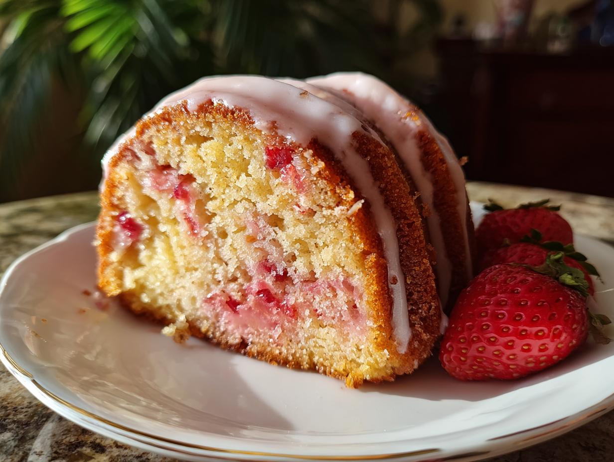 Strawberry Bundt Cake