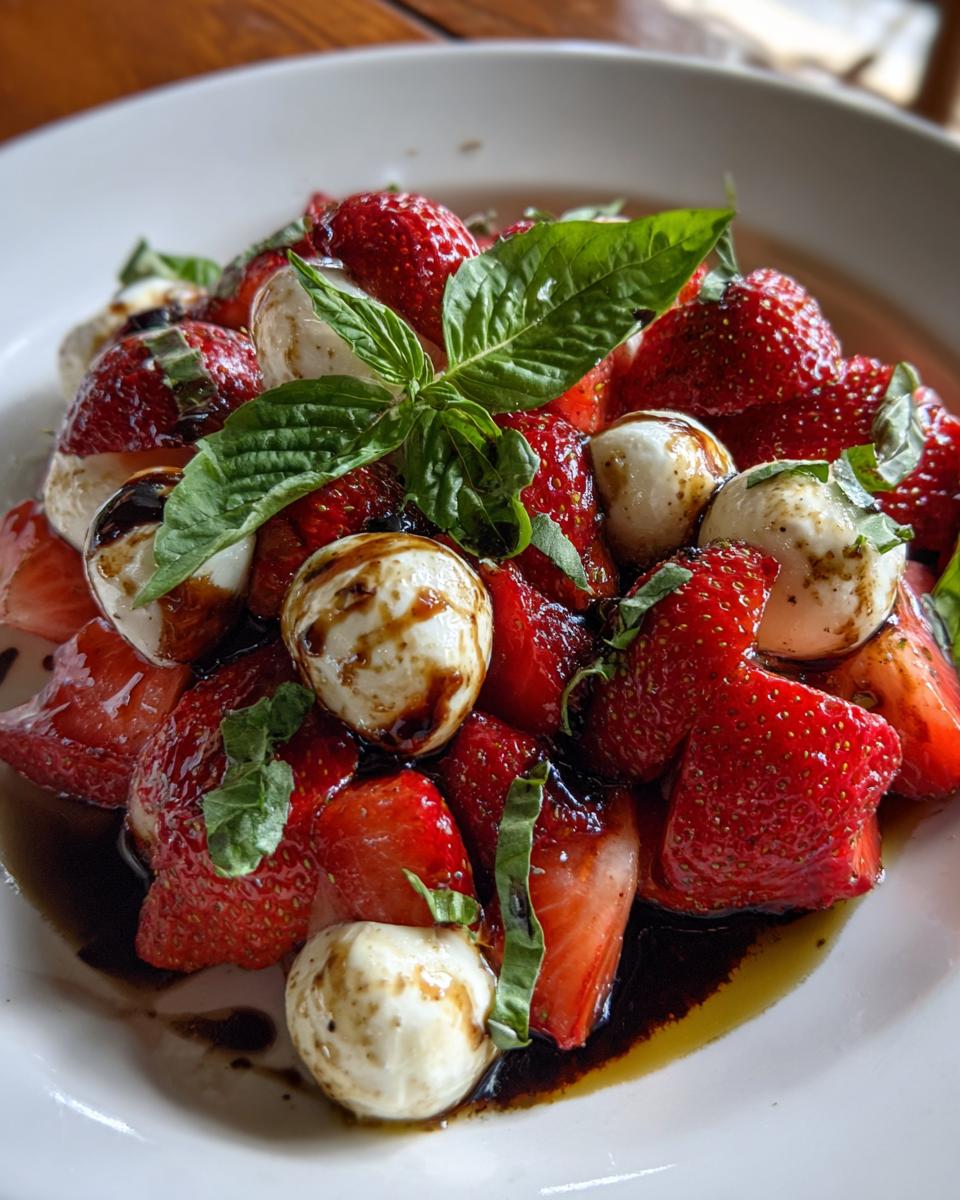 Strawberry Caprese Salad - detail 2