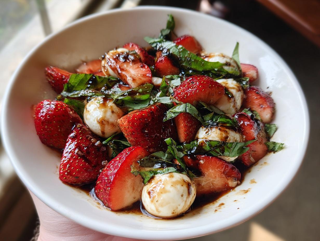 Strawberry Caprese Salad