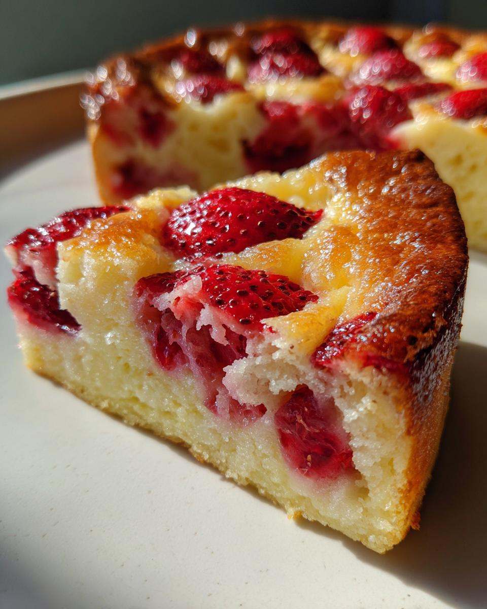 Strawberry Clafoutis - detail 2