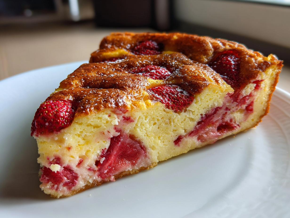 Strawberry Clafoutis