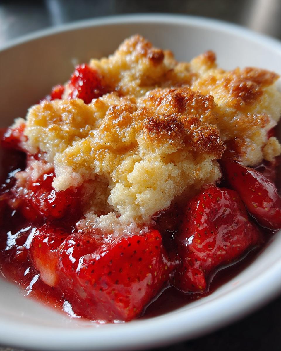 Strawberry Cobbler - detail 2