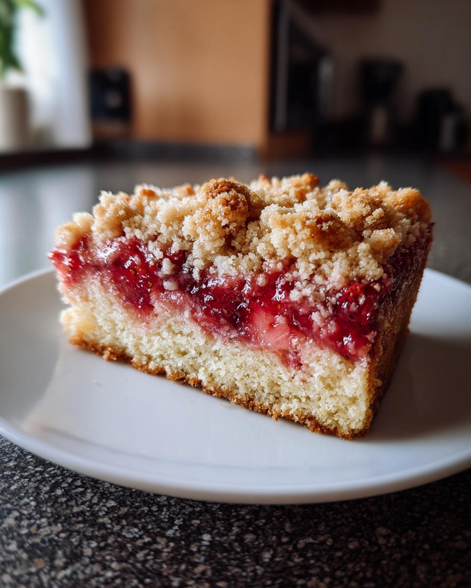 Strawberry Coffee Cake - detail 2