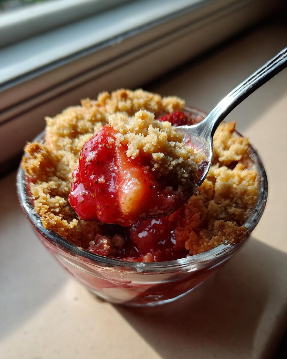 Strawberry Crisp - detail 2