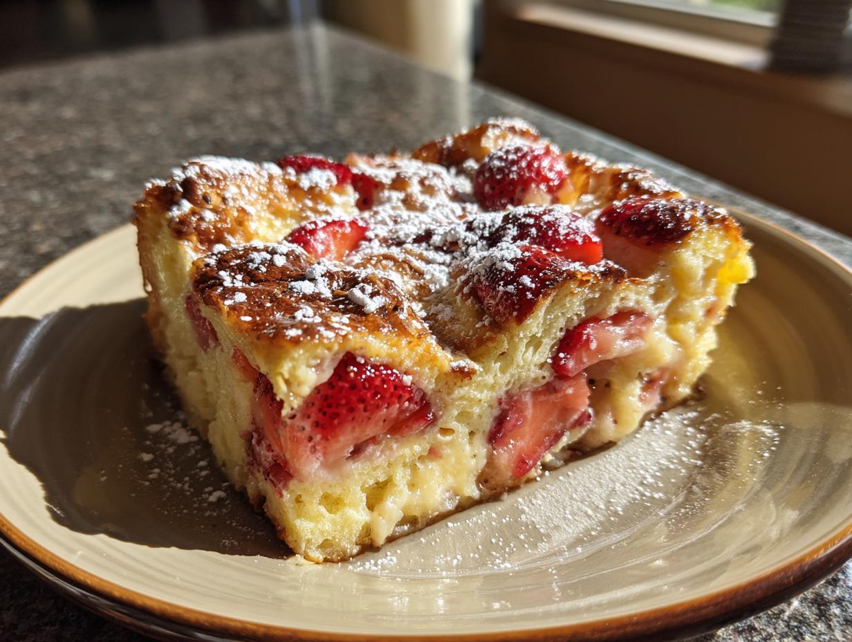 Strawberry French Toast Casserole