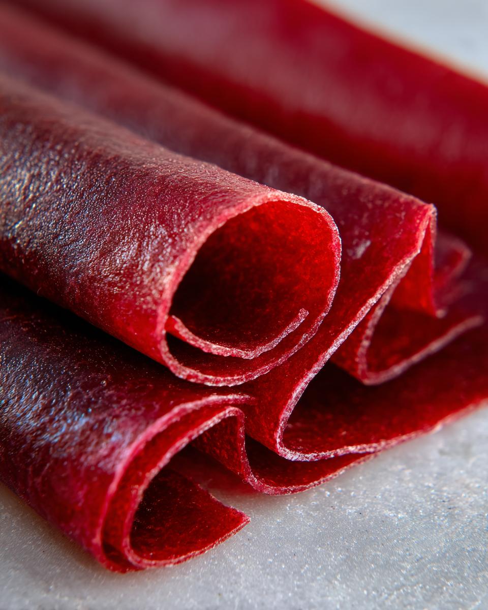 Strawberry Fruit Leather - detail 2