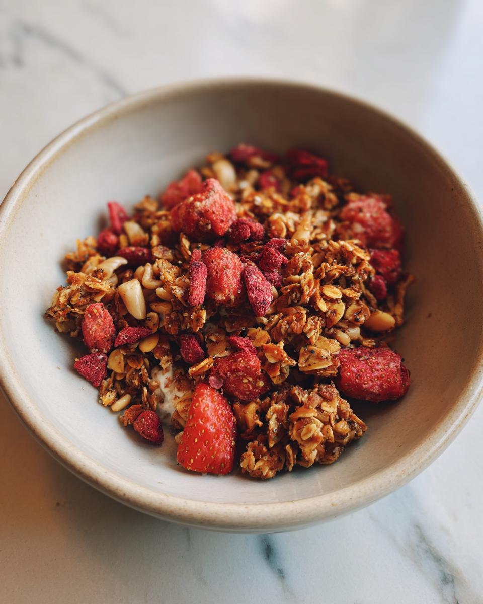 Strawberry Granola - detail 2