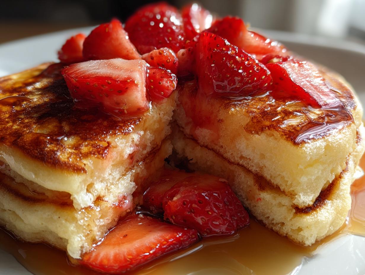 Strawberry Pancakes Recipe