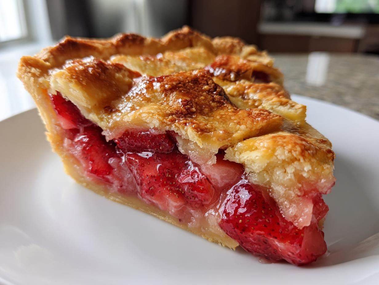 Strawberry Rhubarb Pie Recipe
