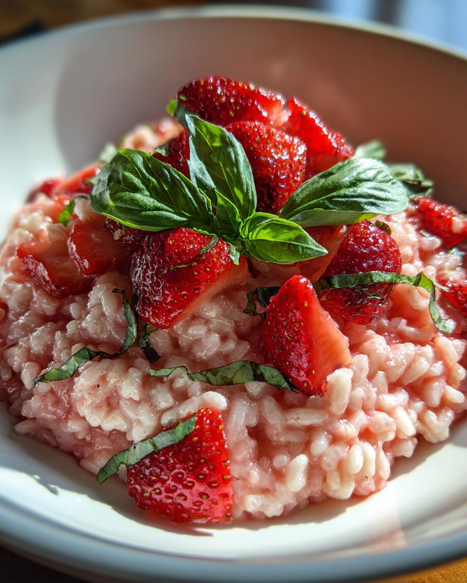 Strawberry Risotto - detail 2