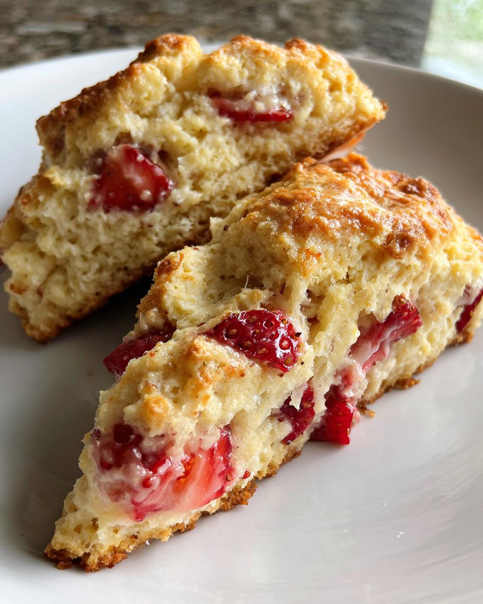Strawberry Scones - detail 2