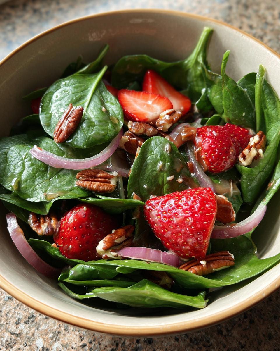 Strawberry Spinach Salad - detail 2