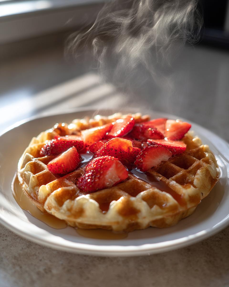 Strawberry Waffles - detail 2