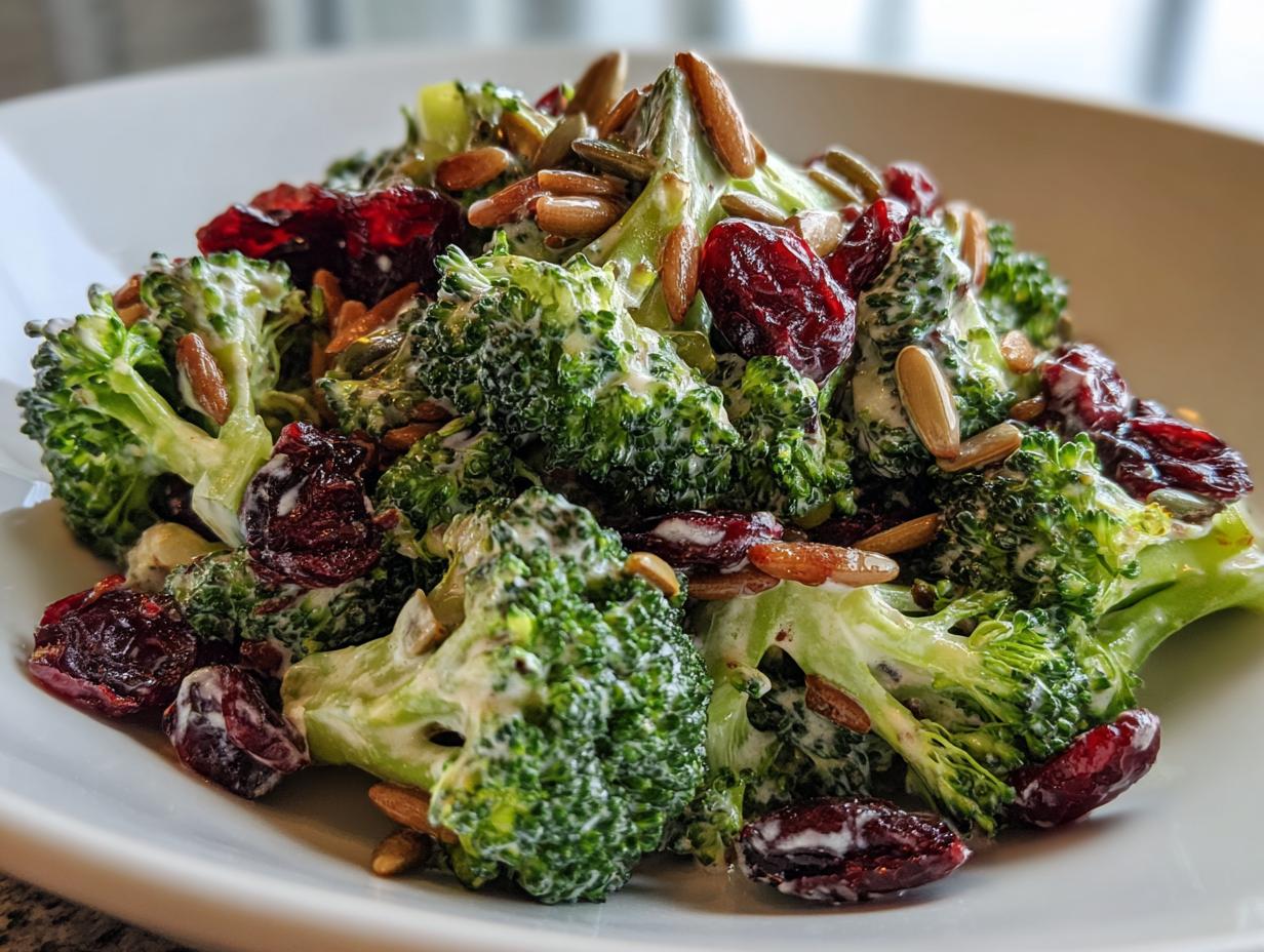 Superfood Broccoli Salad with Creamy Dressing