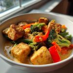Thai Red Curry with Tofu and Vegetables