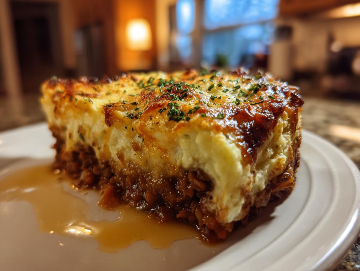 Vegan Shepherd’s Pie with Lentil Filling