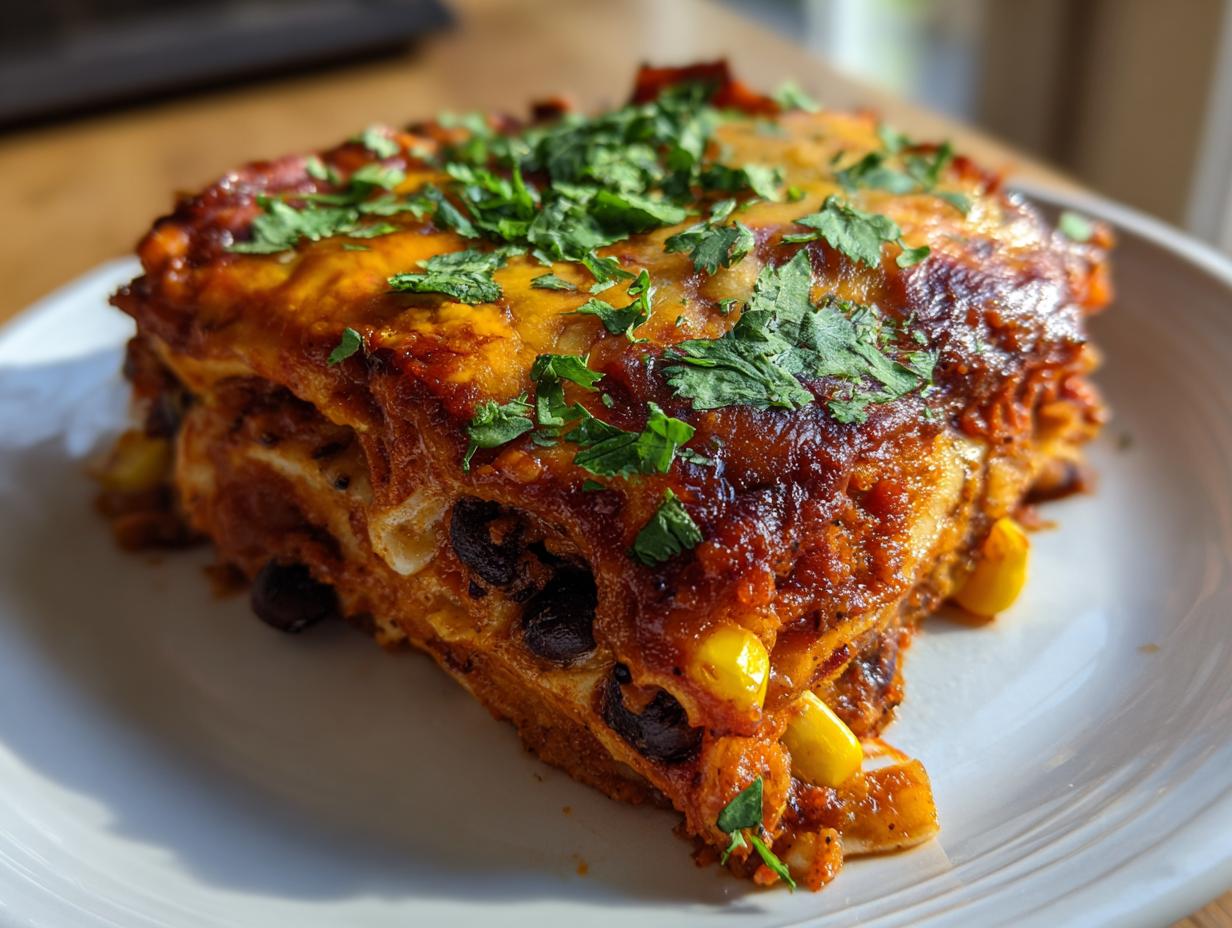 Vegetarian Enchilada Casserole