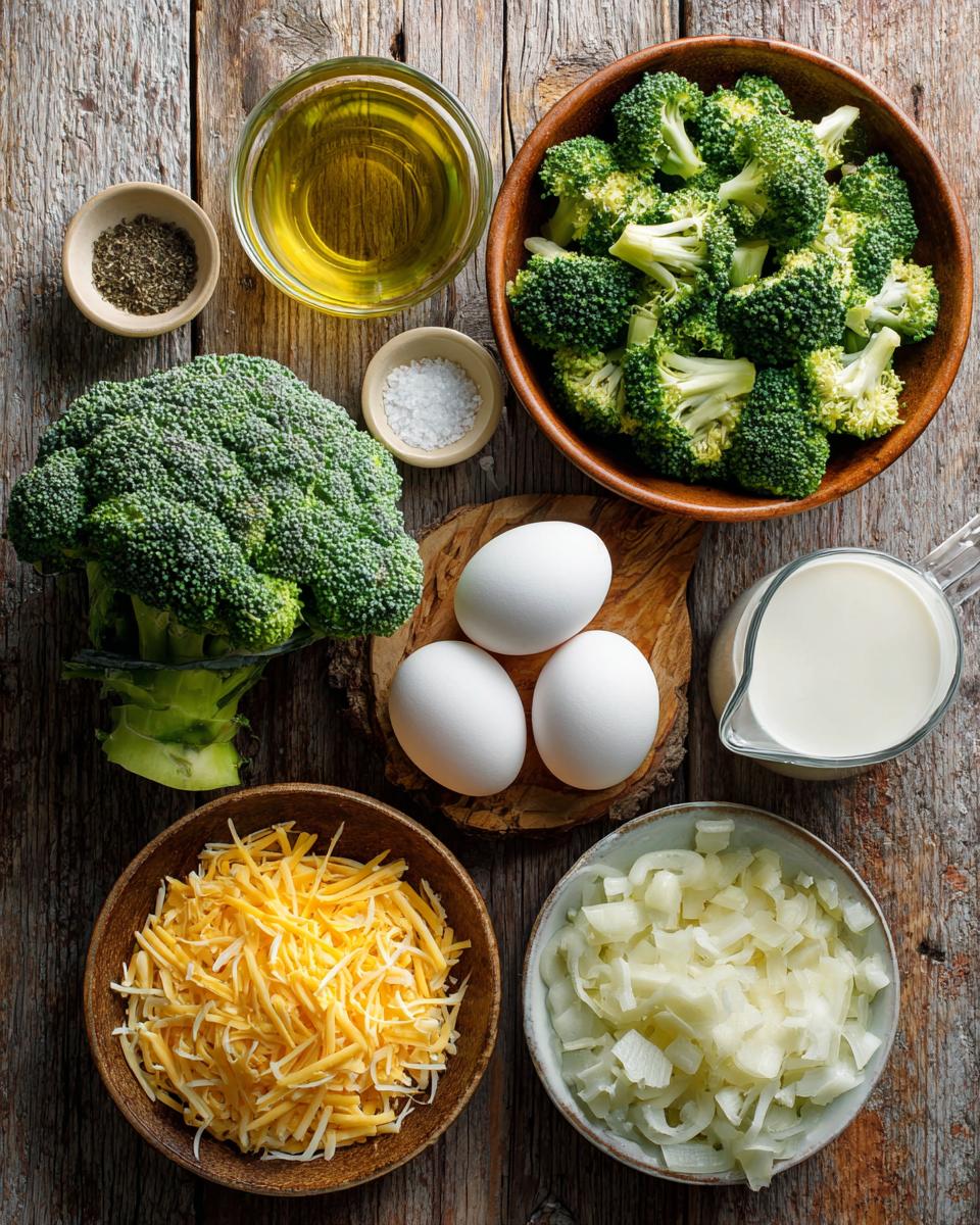 Broccoli Cheddar Frittata - detail 1
