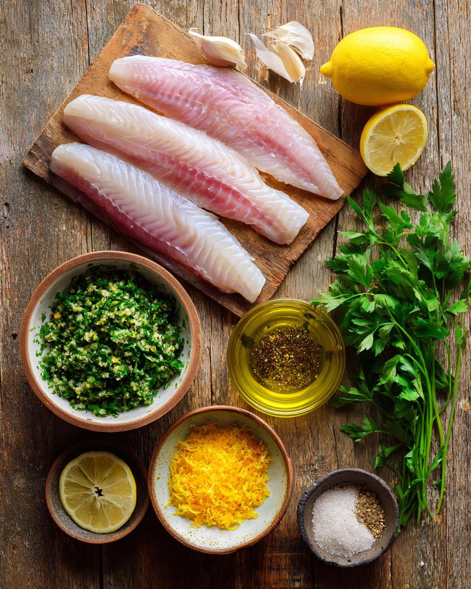 Catfish with Citrus Gremolata - detail 1