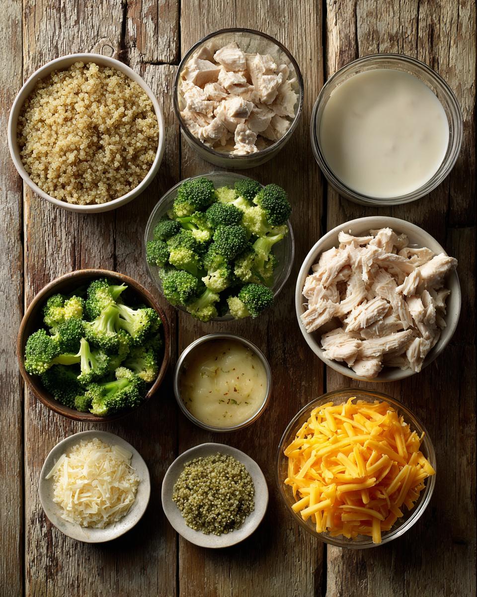 Creamy Chicken Quinoa and Broccoli Casserole - detail 1